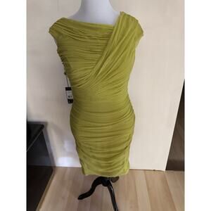 NWT Tadashi Shoji Green Dress Size LG
